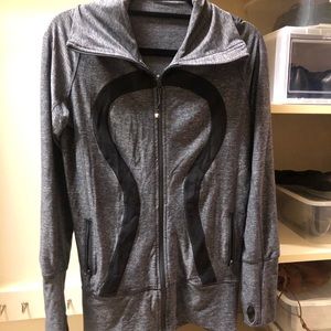Lululemon Gray Zip Up Jacket